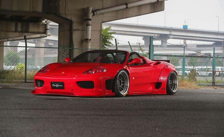  Ferrari 360 Spyder Widebody Kit by Liberty Walk 2016 года  (фото 4 из 10)